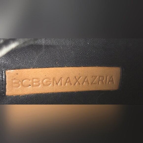 BCBGmaxazria Black & Tan Platform, Booties, Stiletto Shoes - Picture 13 of 15